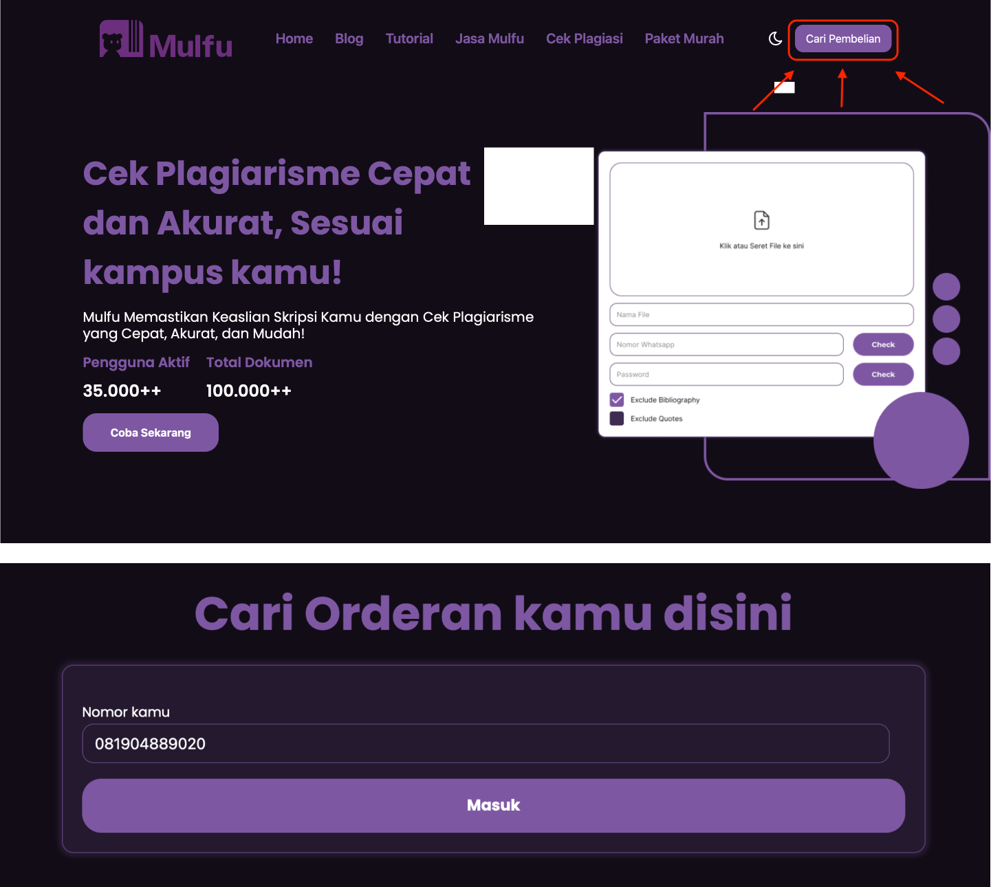 Cek Plagiasi